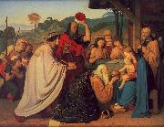 Friedrich Johann Overbeck The Adoration of the Magi 2 oil painting reproduction